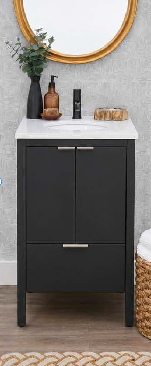 Hanleigh 24" Slab Door Bathroom Vantiy