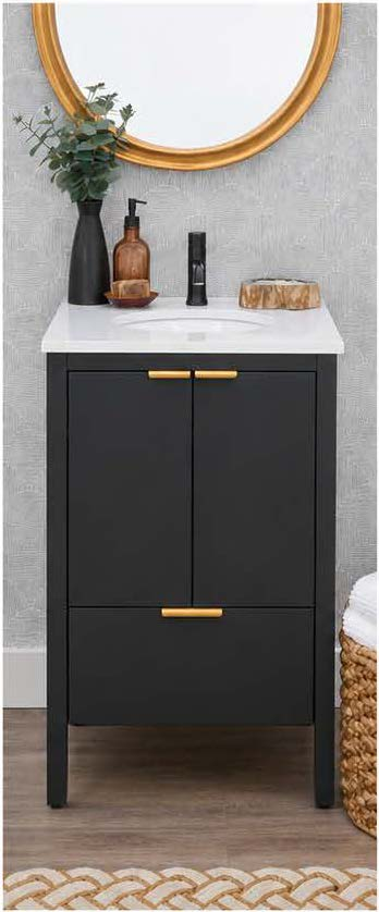 Hanleigh 24" Slab Door Bathroom Vantiy