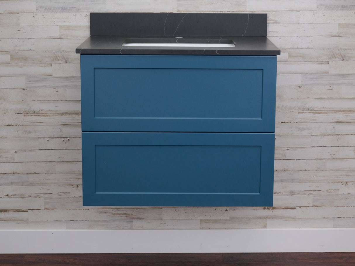 Gunner 30" Wall Mount Shaker Door Bathroom Vanity