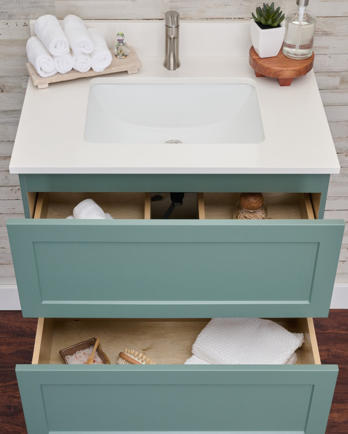 Gunner 36" Wall Mount Shaker Door Bathroom Vanity