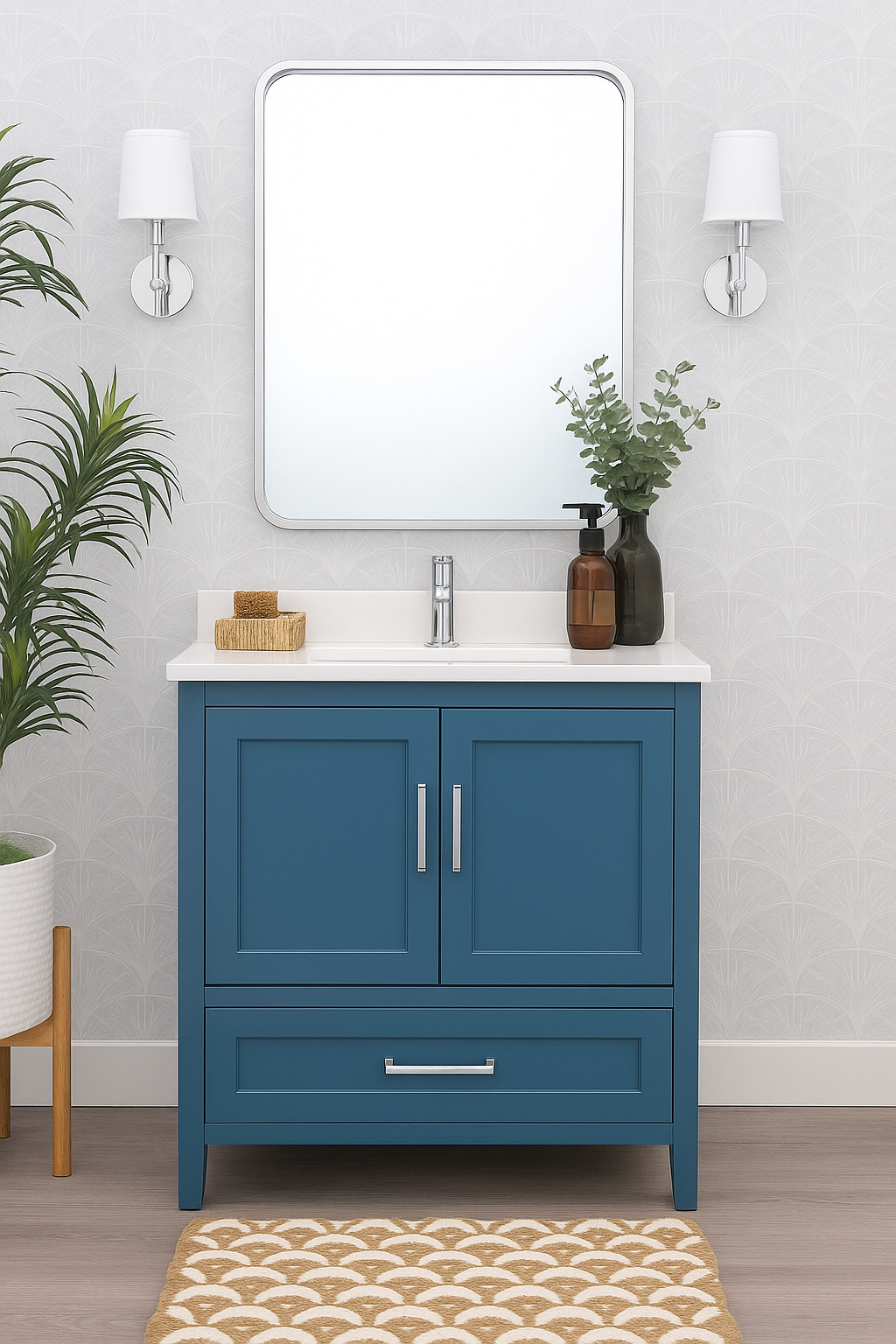 Hanleigh 24" Shaker Door Bathroom Vanity