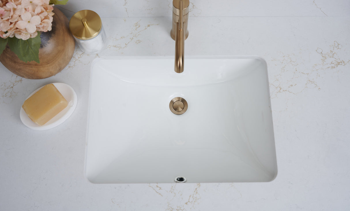 37x22 VALOR GOLD QUARTZ VANITY TOP