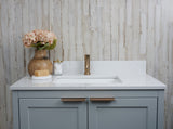 37x22 VALOR GOLD QUARTZ VANITY TOP