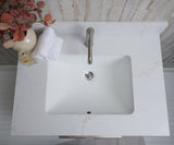 31x22 VALOR GOLD QUARTZ VANITY TOP