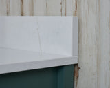 25x22 VALOR GOLD QUARTZ VANITY TOP