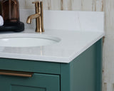 25x22 VALOR GOLD QUARTZ VANITY TOP