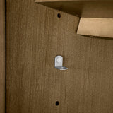 WYLDER 36IN VANITY IN ALMOND LATTE WITH WHITE QUARTZ TOP & CERAMIC BASIN