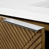 WYLDER 30IN VANITY IN ALMOND LATTE WITH WHITE QUARTZ TOP & CERAMIC BASIN