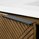 WYLDER 30IN VANITY IN ALMOND LATTE WITH WHITE QUARTZ TOP & CERAMIC BASIN