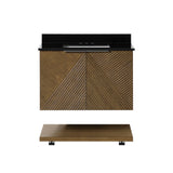 WYLDER 30IN VANITY IN ALMOND LATTE WITH BLACK GRANITE TOP & CERAMIC BASIN