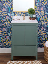 Golden retriever puppy playing with a ball