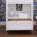 Hanleigh 30 in. Vanity with Shaker Doors in Delicate White