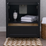 Hanleigh 30 in. Vanity with Shaker Doors in Dark Horse