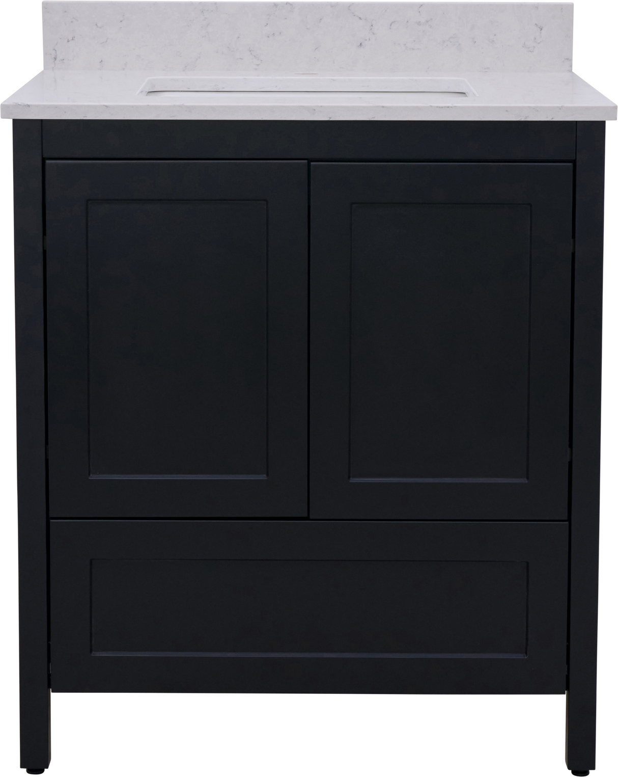 Hanleigh 30 in. Vanity with Shaker Doors in Dark Horse