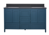 Hanleigh 60" Shaker Door Bathroom Vanity