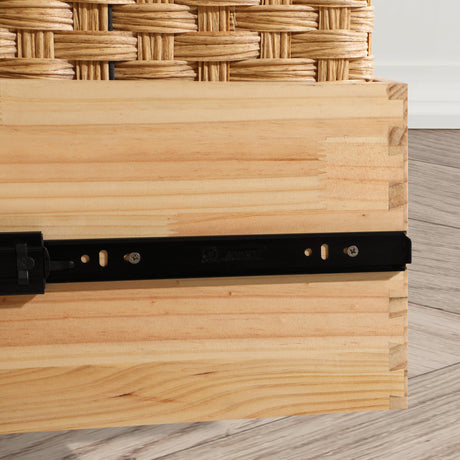 Golden retriever puppy playing with a ball