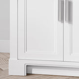 SCARLETT 42IN VANITY IN WHITE WITH WHITE QUARTZ TOP & CERAMIC BASIN