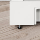 SCARLETT 42IN VANITY IN WHITE WITH WHITE QUARTZ TOP & CERAMIC BASIN