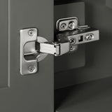 SCARLETT 36IN VANITY IN CHARCOAL GOAL WITH WHITE QUARTZ TOP & CERAMIC BASIN