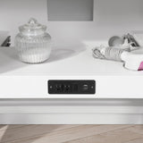 SCARLETT 36IN VANITY IN WHITE WITH WHITE QUARTZ TOP & CERAMIC BASIN