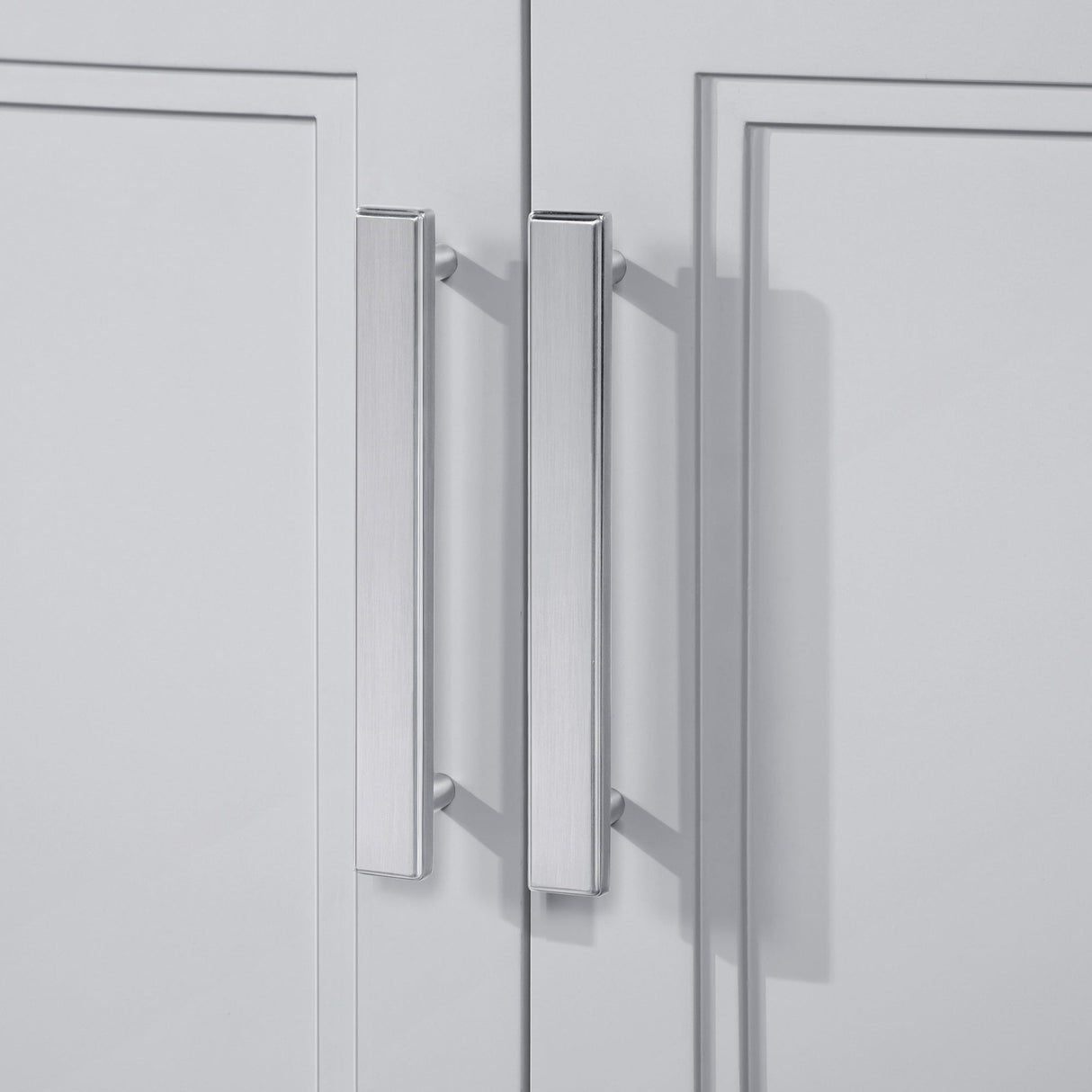 SCARLETT 30IN VANITY IN DOVE GREY WITH WHITE QUARTZ TOP & CERAMIC BASIN