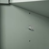 SCARLETT 30IN VANITY IN SAGE GREEN WITH WHITE QUARTZ TOP & CERAMIC BASIN