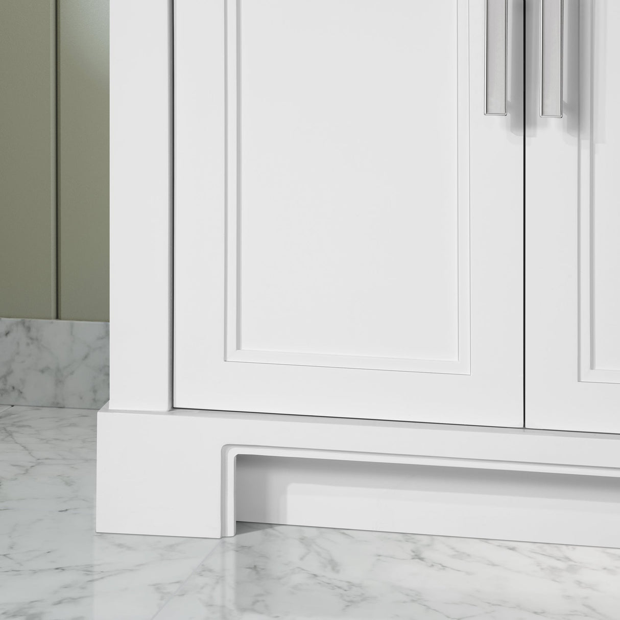 SCARLETT 30IN VANITY IN WHITE WITH WHITE QUARTZ TOP & CERAMIC BASIN