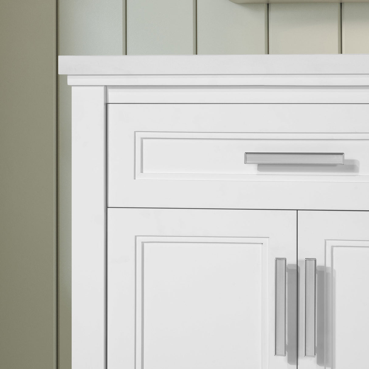 SCARLETT 30IN VANITY IN WHITE WITH WHITE QUARTZ TOP & CERAMIC BASIN