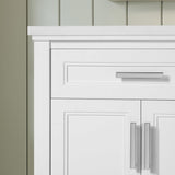 SCARLETT 30IN VANITY IN WHITE WITH WHITE QUARTZ TOP & CERAMIC BASIN