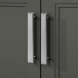 SCARLETT 36IN VANITY IN CHARCOAL GOAL WITH WHITE QUARTZ TOP & CERAMIC BASIN