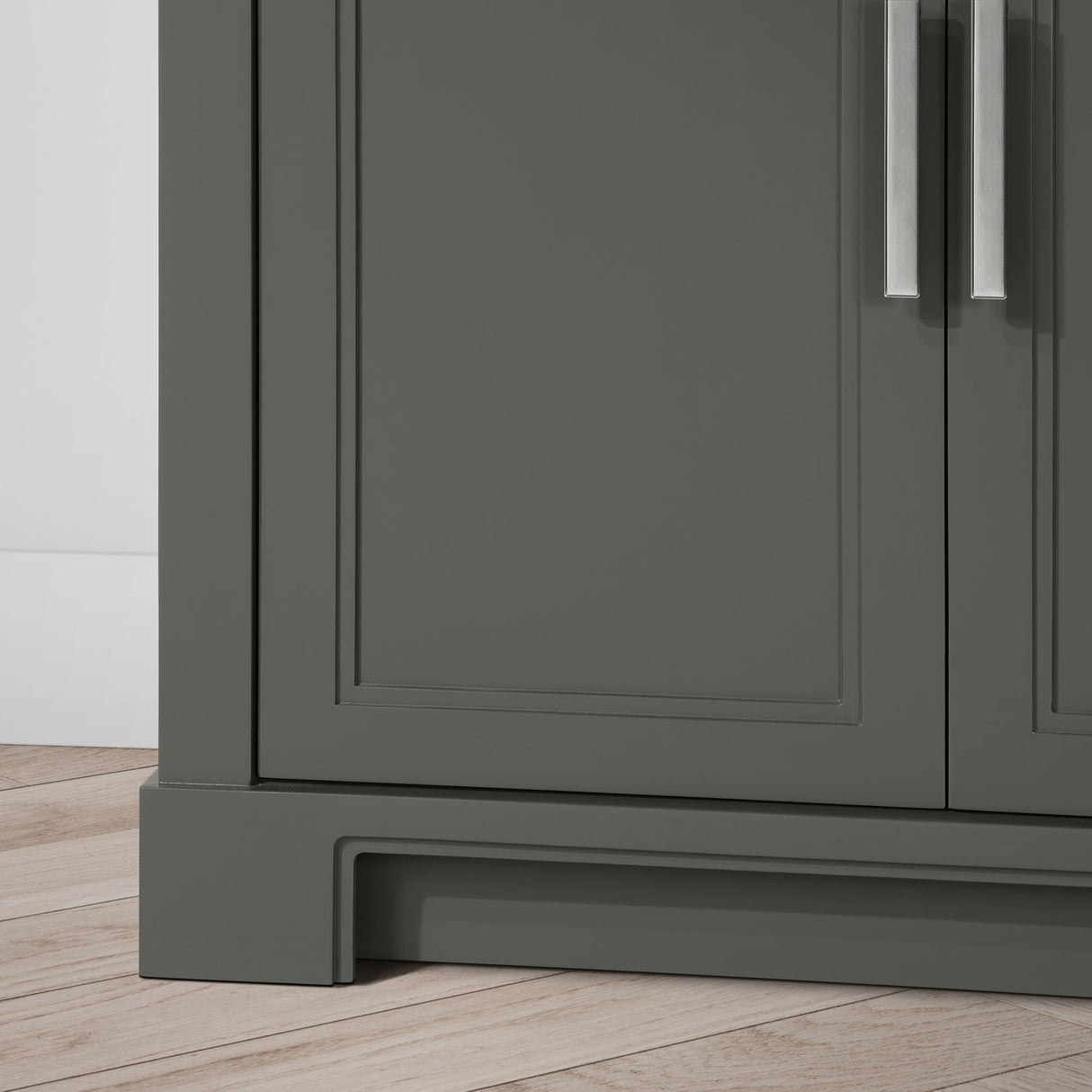 SCARLETT 36IN VANITY IN CHARCOAL GOAL WITH WHITE QUARTZ TOP & CERAMIC BASIN