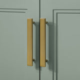 SCARLETT 24IN VANITY IN SAGE GREEN WITH WHITE QUARTZ TOP & CERAMIC BASIN