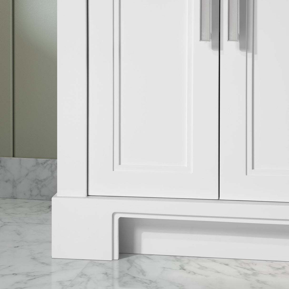 SCARLETT 24IN VANITY IN WHITE WITH WHITE QUARTZ TOP & CERAMIC BASIN