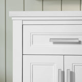 SCARLETT 24IN VANITY IN WHITE WITH WHITE QUARTZ TOP & CERAMIC BASIN