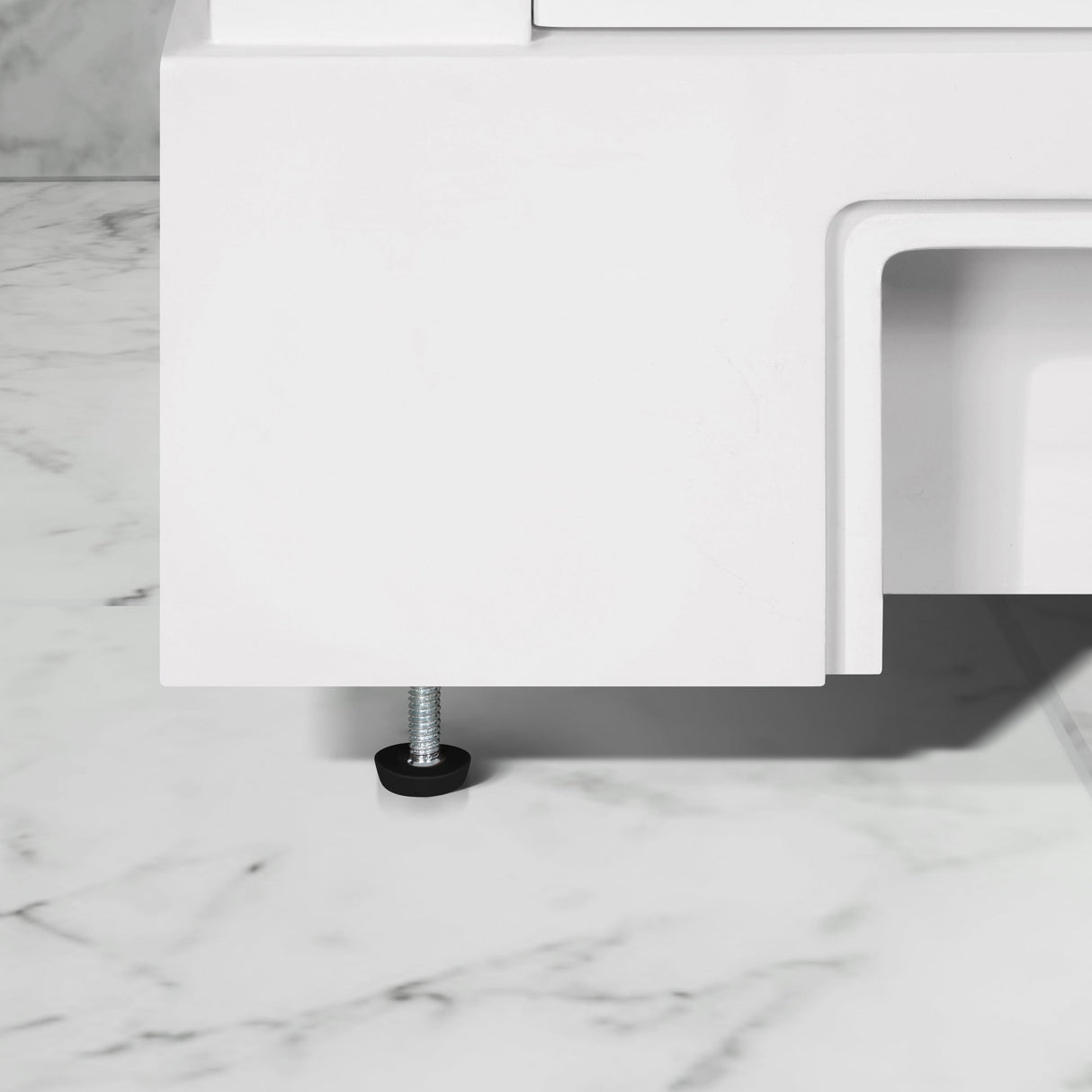 SCARLETT 24IN VANITY IN WHITE WITH WHITE QUARTZ TOP & CERAMIC BASIN