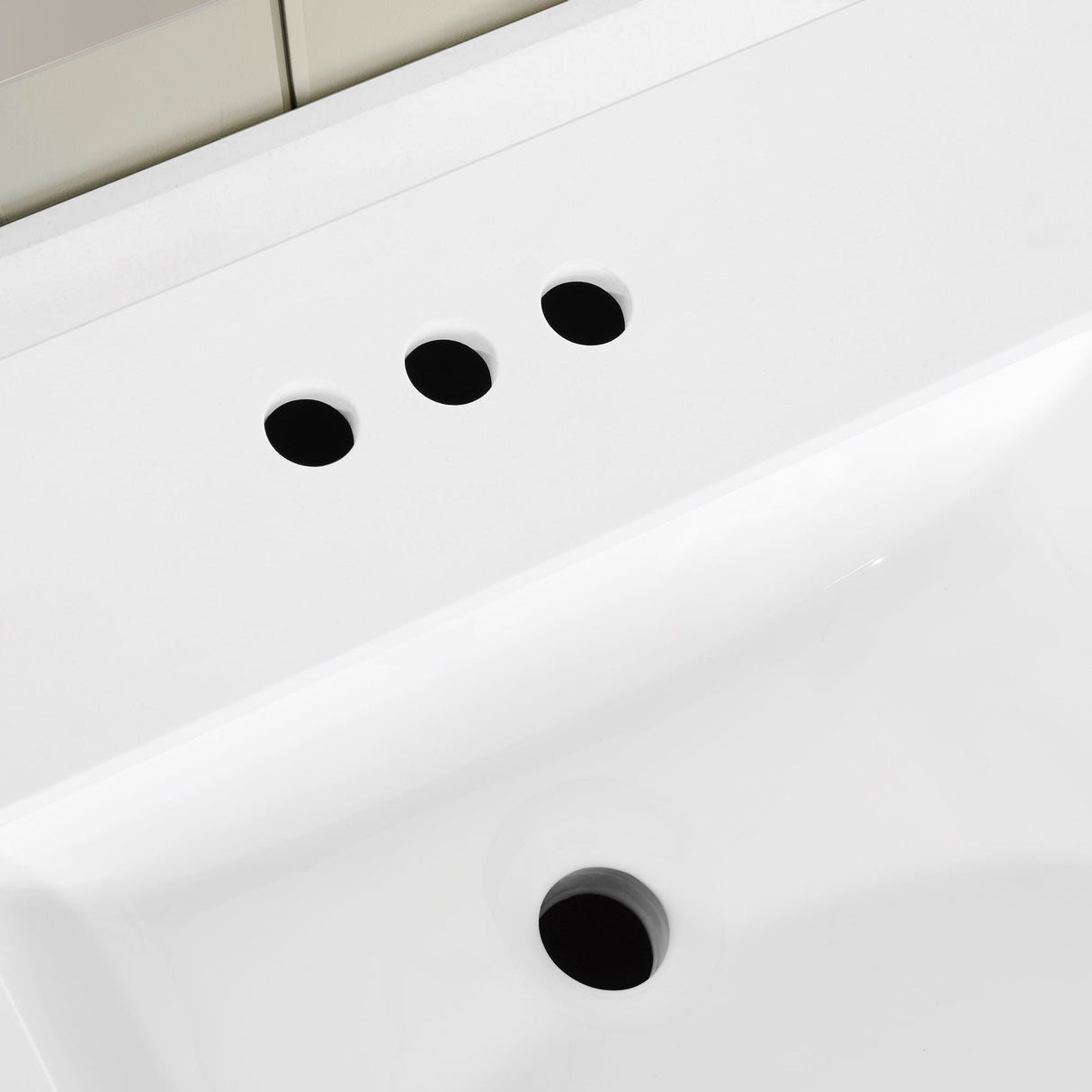 SCARLETT 30IN VANITY IN CHARCOAL GREY WITH WHITE QUARTZ TOP & CERAMIC BASIN