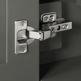 SCARLETT 30IN VANITY IN CHARCOAL GREY WITH WHITE QUARTZ TOP & CERAMIC BASIN