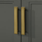 SCARLETT 30IN VANITY IN CHARCOAL GREY WITH WHITE QUARTZ TOP & CERAMIC BASIN