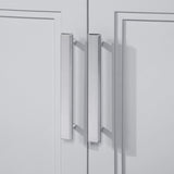 SCARLETT 24IN VANITY IN DOVE GREY WITH WHITE QUARTZ TOP & CERAMIC BASIN