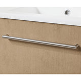 MILLS 18IN VANITY IN SAHARA BIRCH WITH A WHITE INTEGRATED CERAMIC BASIN