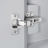 BANKS 42IN VANITY WITH SLAB DOOR IN DOVE GREY WITH WHITE QUARTZ TOP & CERAMIC BASIN