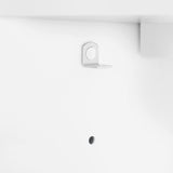 BANKS 30IN VANITY WITH SLAB DOOR IN WHITE WITH WHITE QUARTZ TOP & CERAMIC BASIN