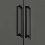 BANKS 30IN VANITY WITH SLAB DOOR IN CHARCOAL GREY WITH WHITE QUARTZ TOP & CERAMIC BASIN