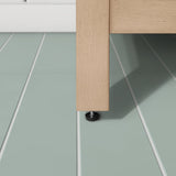 BANKS 30IN VANITY WITH SLAB DOOR IN SAHARA BIRCH WHITE QUARTZ TOP & CERAMIC BASIN