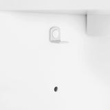 BANKS 30IN VANITY WITH SHAKER DOOR IN WHITE WITH WHITE QUARTZ TOP & CERAMIC BASIN