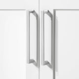 BANKS 30IN VANITY WITH SHAKER DOOR IN WHITE WITH WHITE QUARTZ TOP & CERAMIC BASIN