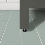 BANKS 30IN VANITY WITH SHAKER DOOR IN CHARCOAL GREY WITH WHITE QUARTZ TOP & CERAMIC BASIN