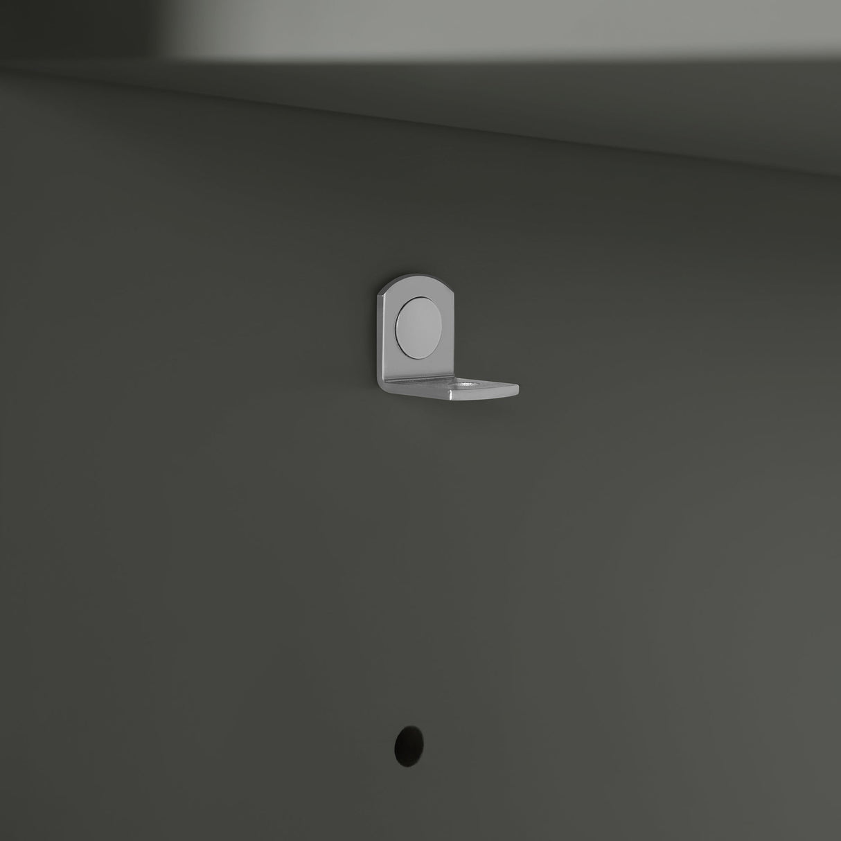 BANKS 30IN VANITY WITH SHAKER DOOR IN CHARCOAL GREY WITH WHITE QUARTZ TOP & CERAMIC BASIN