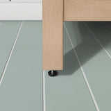 BANKS 30IN VANITY WITH SHAKER DOOR IN SAHARA BIRCH WHITE QUARTZ TOP & CERAMIC BASIN