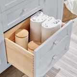 Golden retriever puppy playing with a ball